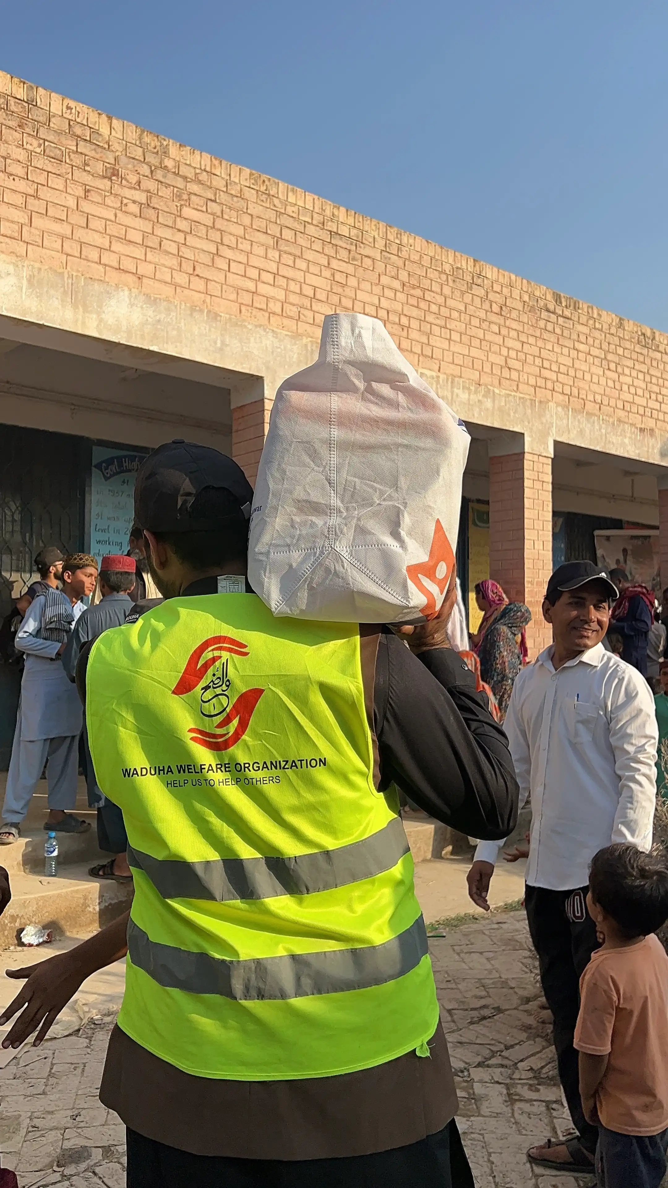 Waduha relief work
